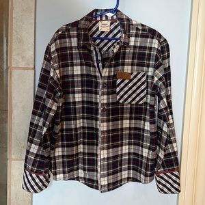 Fore!! Button down shirt, size 8.  Plaid flannel.